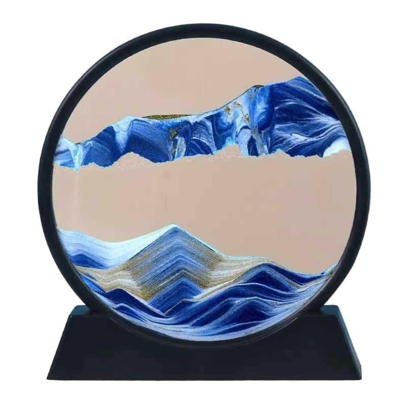 Send painting decorations birthday gifts hourglass girls wine cabinet quicksand glass living room TV cabinet home creative ornaments