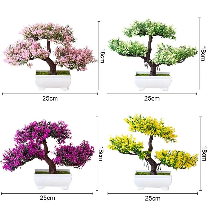 Künstliche Bonsai-Pflanze im Topf